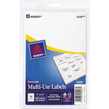 Avery Handwritten Removable ID Label, 1" Width x 0.75" Length - Removable - 1000 / Pack - White, Price/PK Avery Handwritten Removable ID Label, 1" Width x 0.75" Length - Removable - 1000 / Pack - White, Price/PK