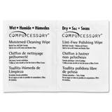 Compucessory LCD/Notebook Computer Screen Cleaning Wipes, White, Price/BX Compucessory LCD/Notebook Computer Screen Cleaning Wipes, White, Price/BX