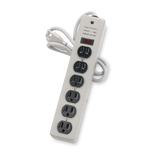 Compucessory CCS 55156 6 Outlets Power Strip, 6 - 6ft, Price/EA Compucessory CCS 55156 6 Outlets Power Strip, 6 - 6ft, Price/EA