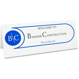 C-line Inkjet/Laser Name Tent, Letter - 4.25" x 11" - 50 / Box - White, Price/BX C-line Inkjet/Laser Name Tent, Letter - 4.25" x 11" - 50 / Box - White, Price/BX