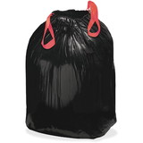 Webster Drawstring Trash Liner, 33 gal - 1.2mil Thickness - Resin - 150 / Box - Black, Price/BX Webster Drawstring Trash Liner, 33 gal - 1.2mil Thickness - Resin - 150 / Box - Black, Price/BX