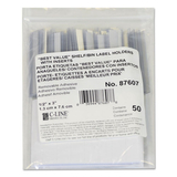 Label Holders, Top Load, 3 x 1/2, Clear, 50/Pack, Price/PK Label Holders, Top Load, 3 x 1/2, Clear, 50/Pack, Price/PK